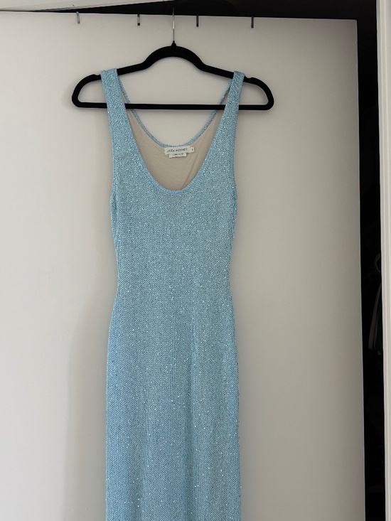 Asta Resort Dresses & Skirts - Asta Resort Ana Dress Baia Blue Sequin